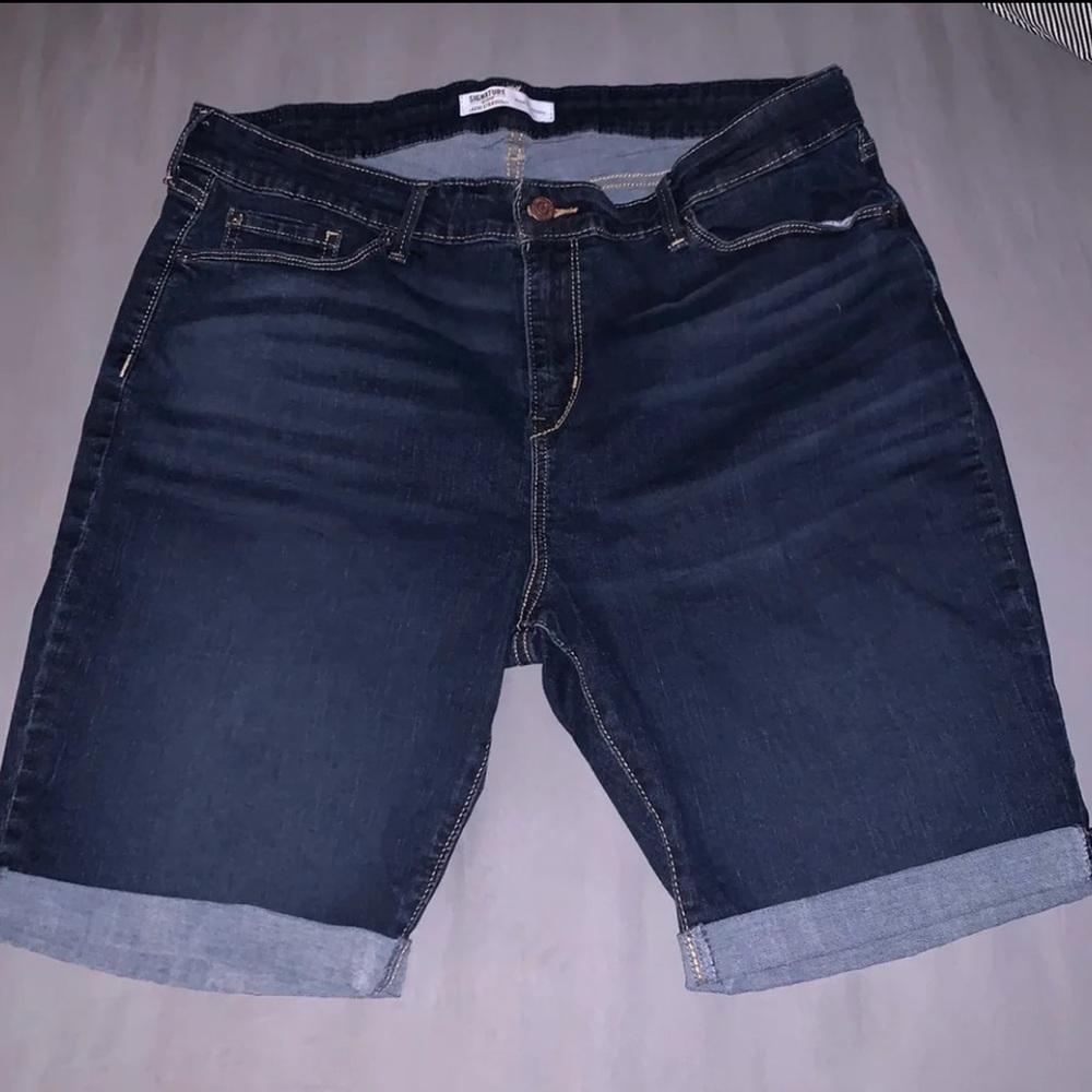 Women’s Blue Jean Bermuda Shorts